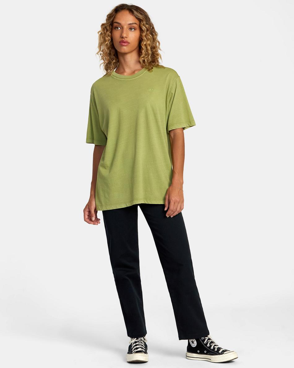 T shirts Rvca PTC Anyday Mujer Fern | PCOER81022