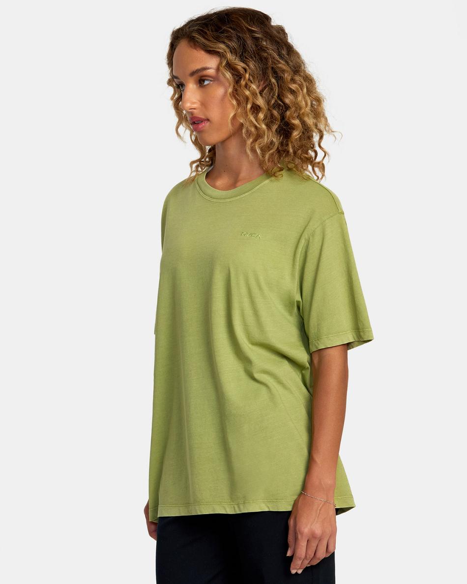 T shirts Rvca PTC Anyday Mujer Fern | PCOER81022