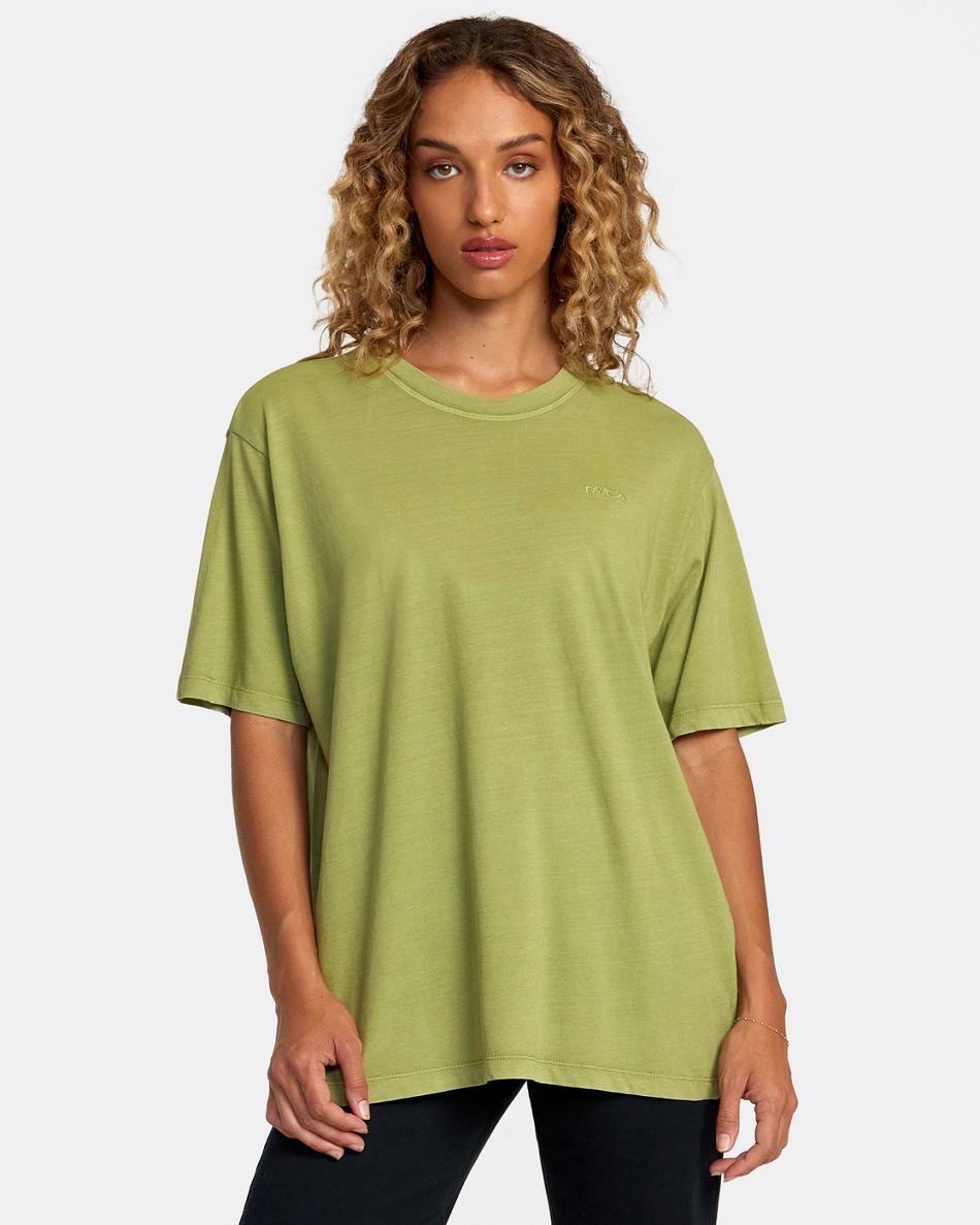 T shirts Rvca PTC Anyday Mujer Fern | PCOER81022