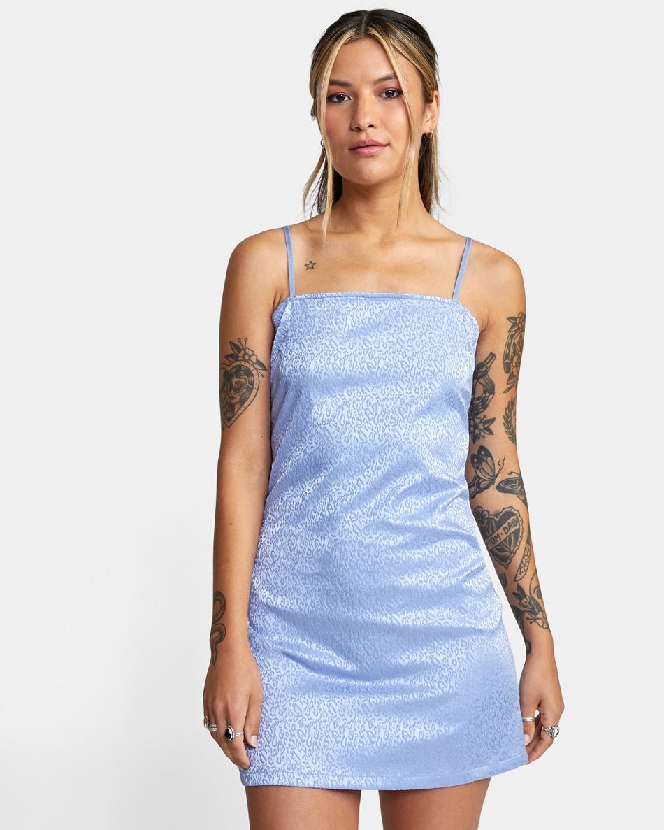 Vestido Rvca Explorer Mujer Gris Moradas | COXBR91210