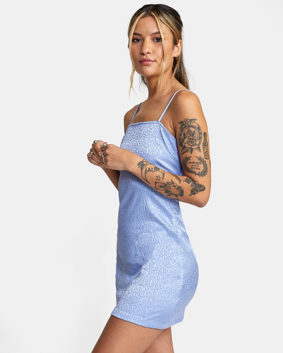 Vestido Rvca Explorer Mujer Gris Moradas | COXBR91210