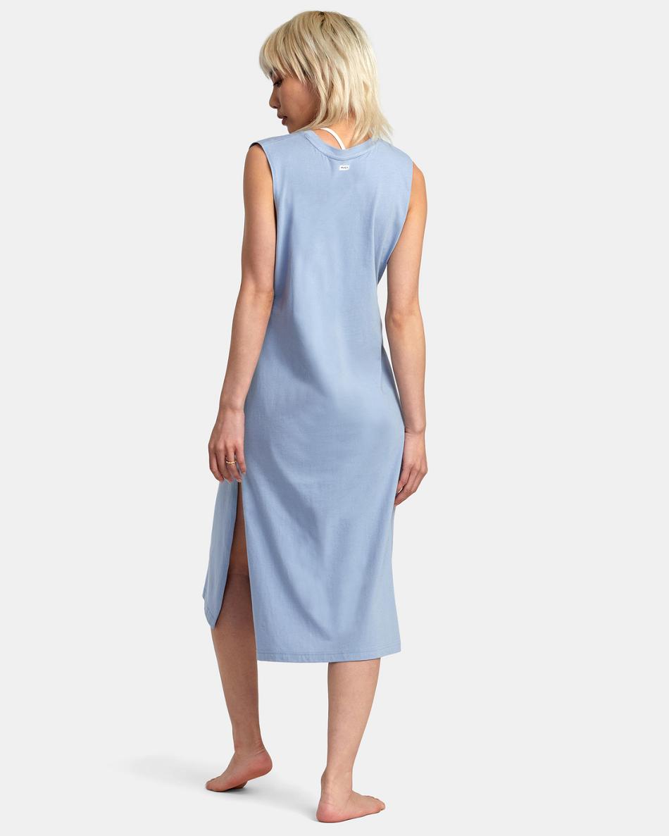 Vestido Rvca Flexin Coverup Mujer Azules | UCOTG76950