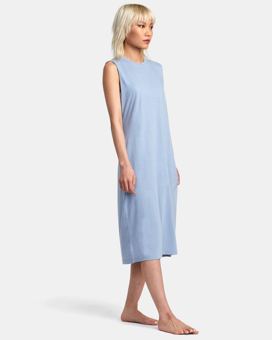 Vestido Rvca Flexin Coverup Mujer Azules | UCOTG76950