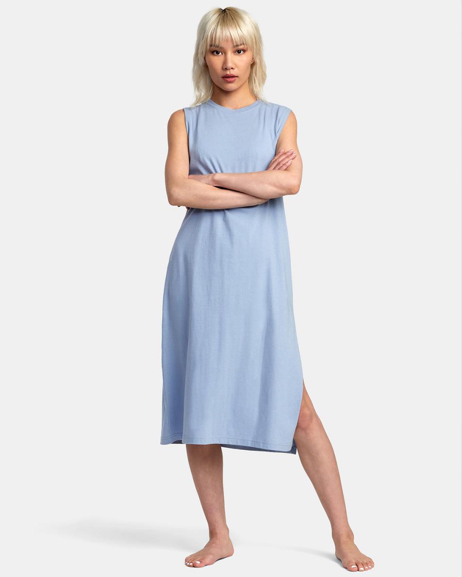 Vestido Rvca Flexin Coverup Mujer Azules | UCOTG76950