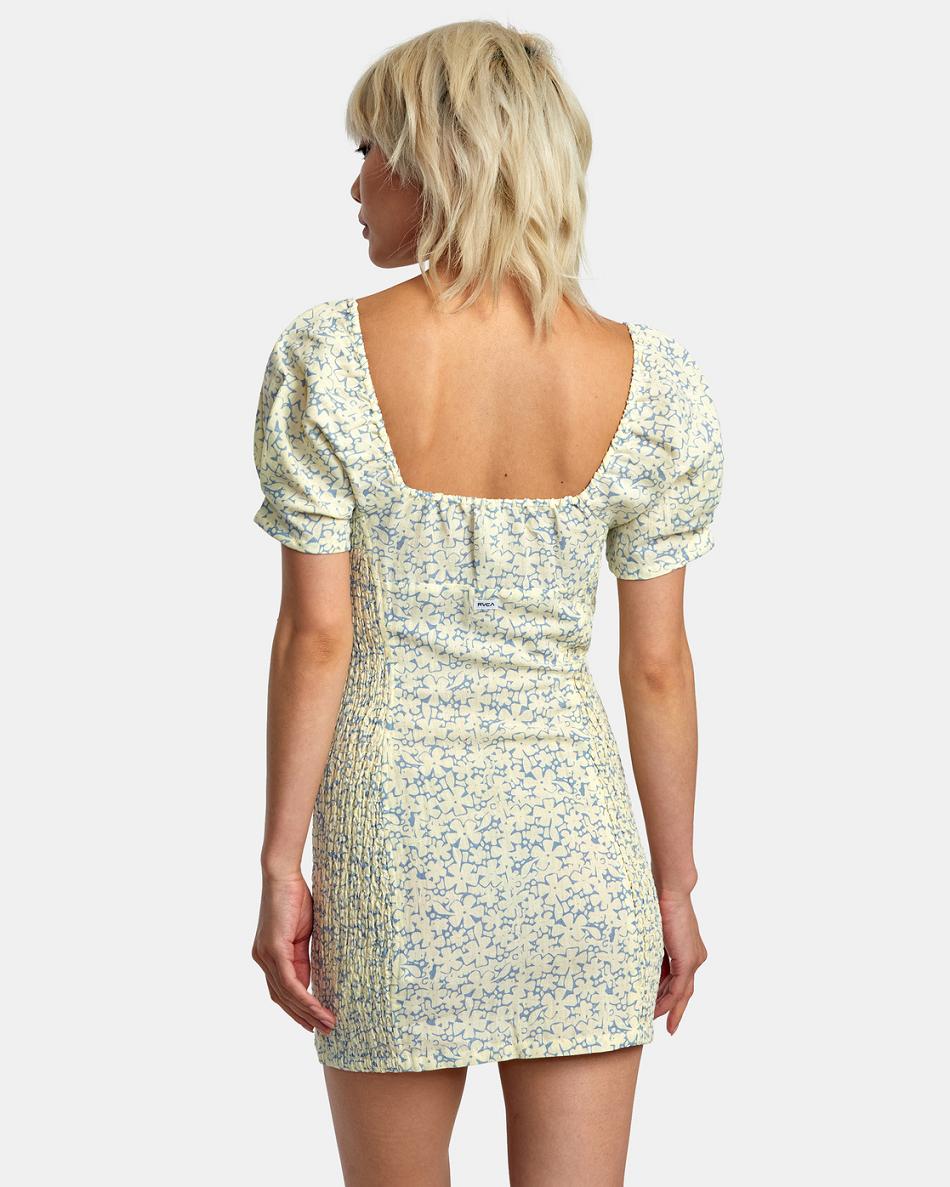 Vestido Rvca Gretel Linen Mujer Limón | CODYB75890