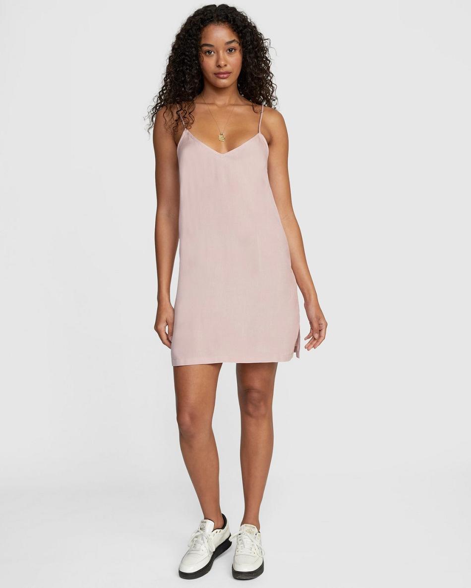 Vestido Rvca Odyssey A Rayas Mujer Pale Mauve | DCOVO86077