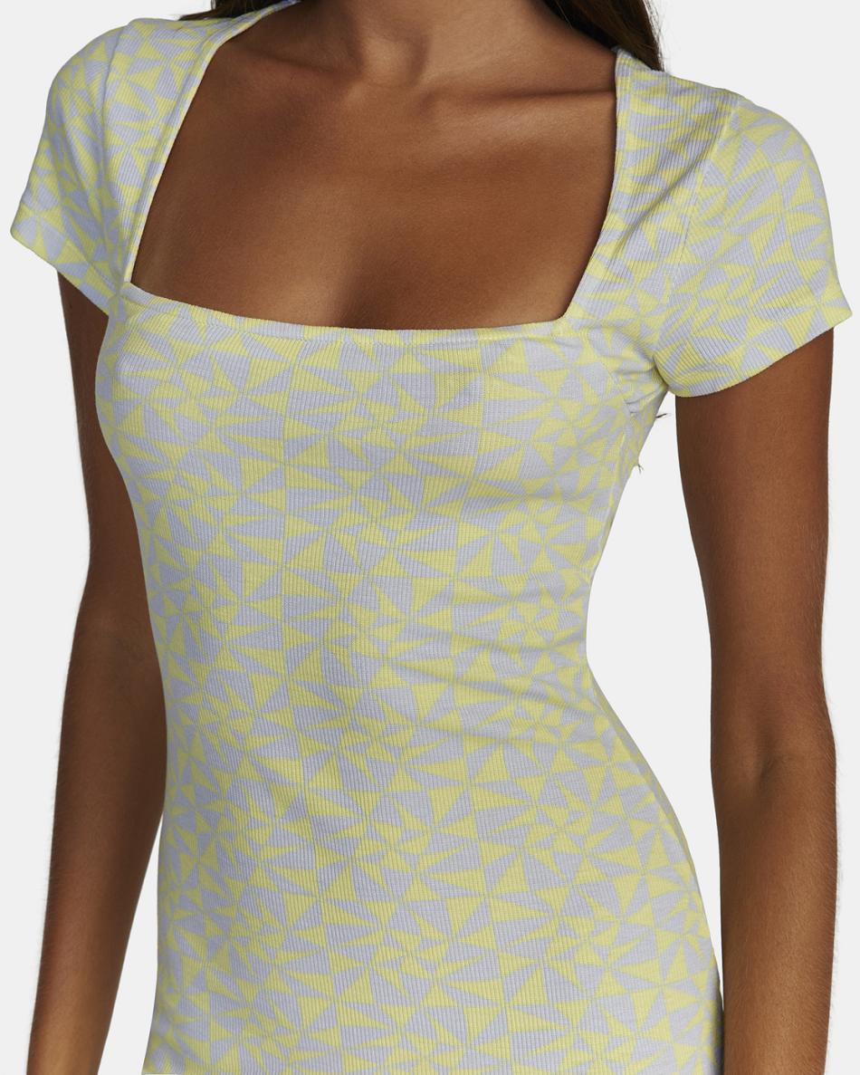 Vestido Rvca Partition Mujer Amarillo | QCOUV67828