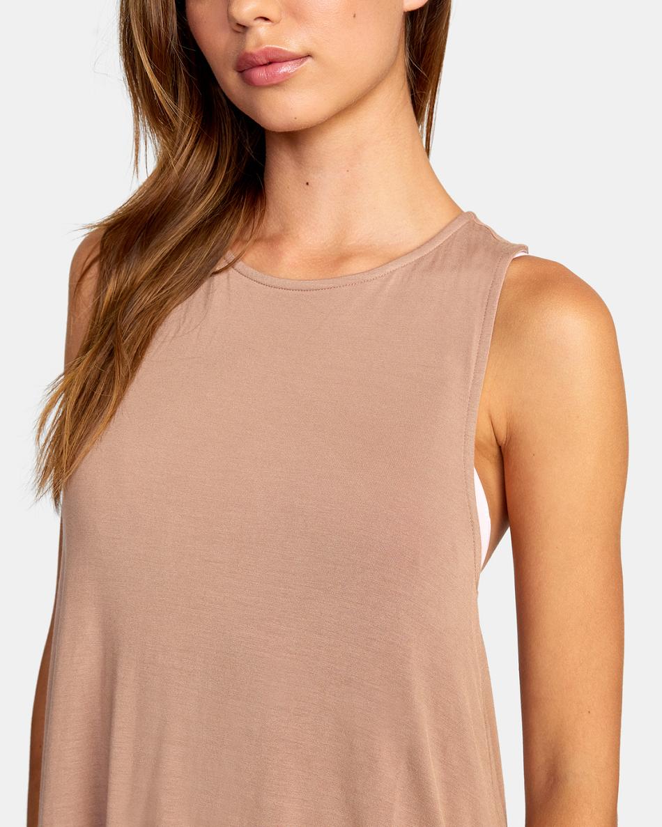 Vestido Rvca Tripped Up Mujer Wood | DCOKV46757