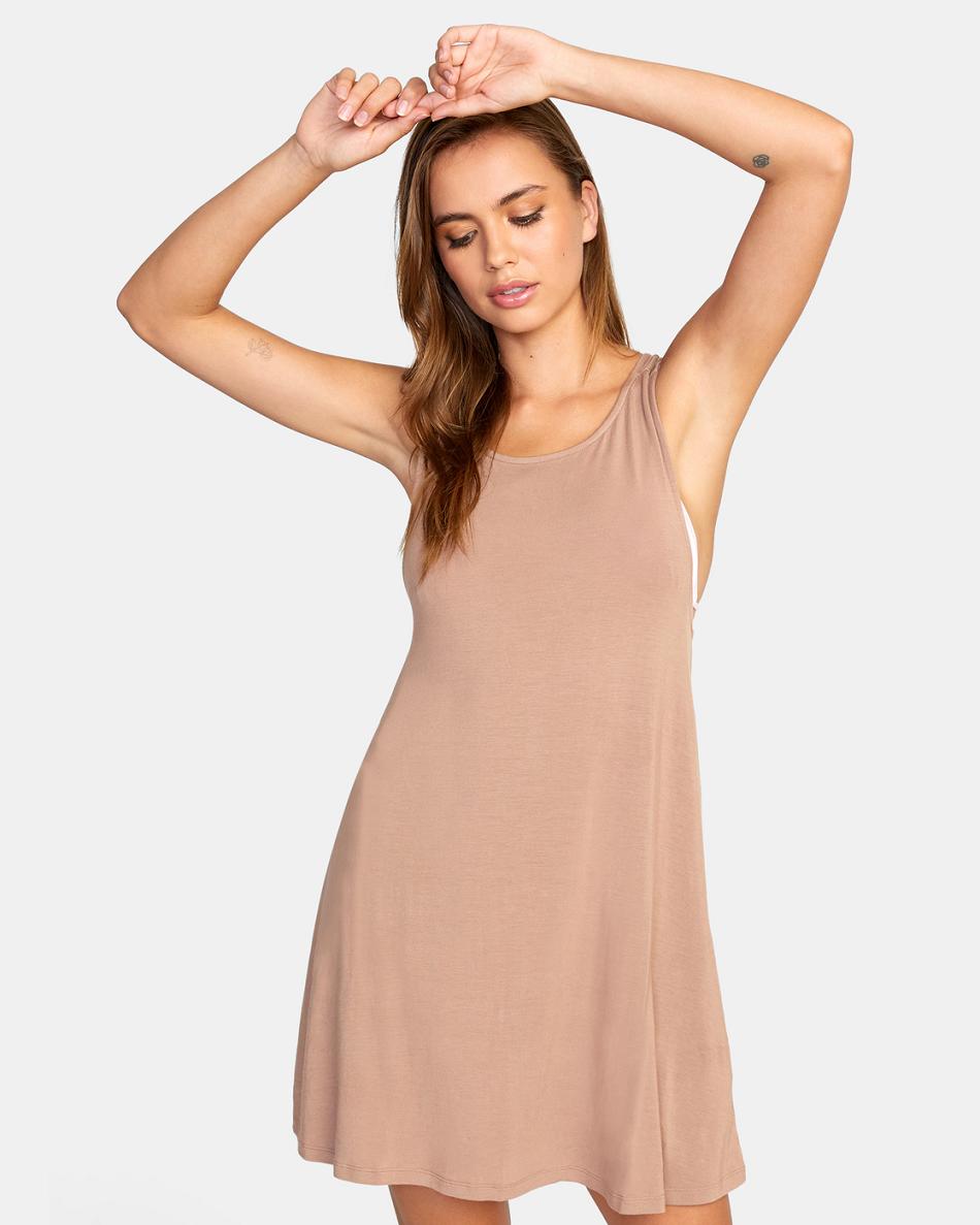 Vestido Rvca Tripped Up Mujer Wood | DCOKV46757