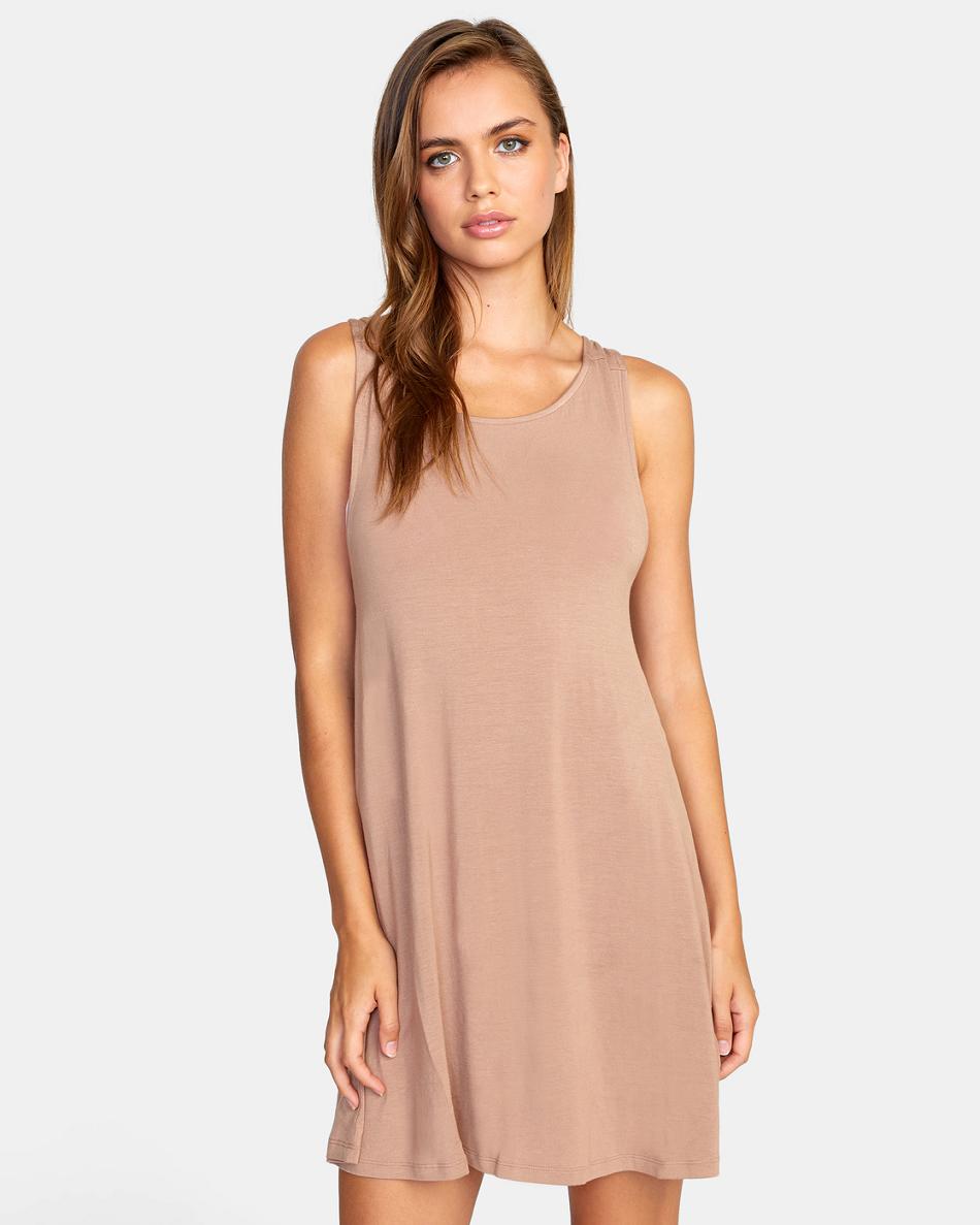 Vestido Rvca Tripped Up Mujer Wood | DCOKV46757