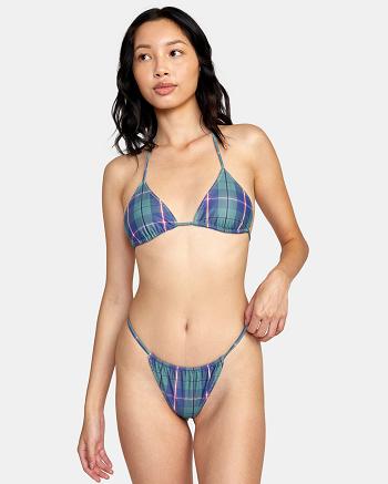 Abajo De Bikini Rvca Boyfriend Billie Skimpy Mujer Verde | COXMI97543