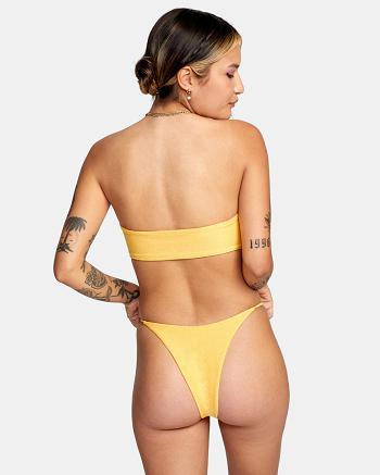 Abajo De Bikini Rvca Brightside Skimpy French Mujer Marigold | ACODF70405