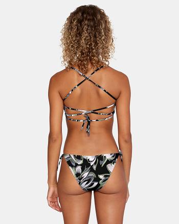 Abajo De Bikini Rvca Pixie Low-Rise Coverage Mujer Negras | UCOTG85650