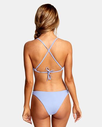 Abajo De Bikini Rvca Solid French Mujer Gris Moradas | DCOVO45465