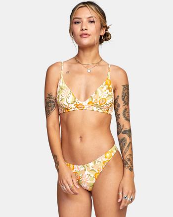 Arriba De Bikini Rvca Avant Gardner High Triangle Mujer Blancas | LCOTR58910