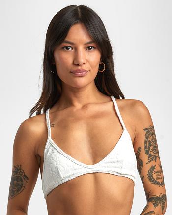 Arriba De Bikini Rvca Dolly Crossback Triangle Mujer Blancas | ZCOMJ72218