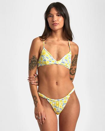 Arriba De Bikini Rvca Freya Triangle Crossback Mujer Azules | ACODF80561