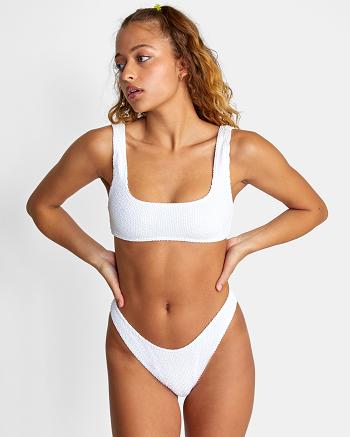 Arriba De Bikini Rvca Grooves Mujer Blancas | SCOVO87052