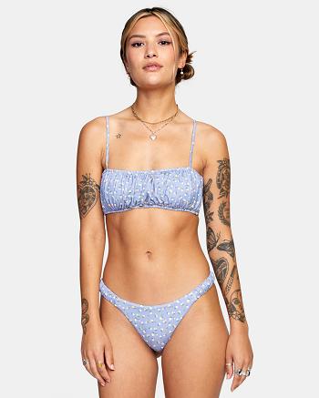 Arriba De Bikini Rvca Mille Bandeau Mujer Gris Moradas | PCOER39382