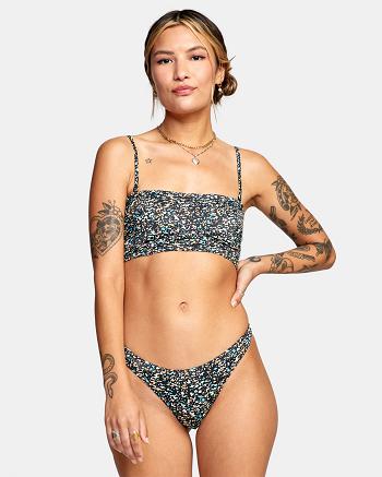 Arriba De Bikini Rvca No Matter Bandeau Mujer Multi | PCOQX76584