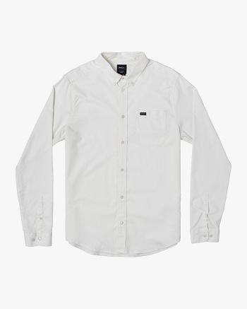 Camisas Rvca Boys Do Stretch Long Sleeve Niño Blancas | COZPD17292