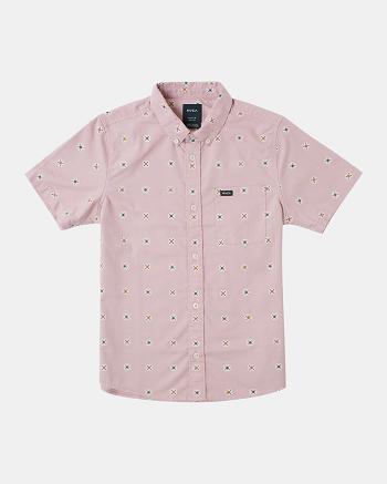 Camisas Rvca Do Print Corta Sleeve Niño Pale Mauve Multi | COIIZ65052