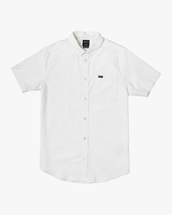 Camisas Rvca Do Stretch Corta Sleeve Niño Blancas | COZDE51580