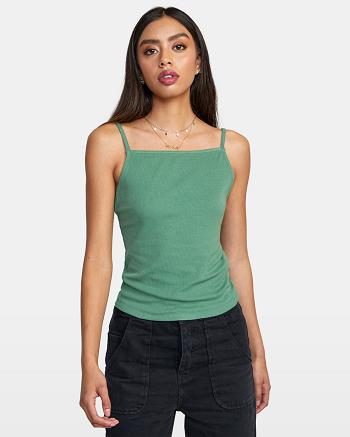 Camiseta Tirantes Rvca Modern Love Mujer Verde | DCOVO23623