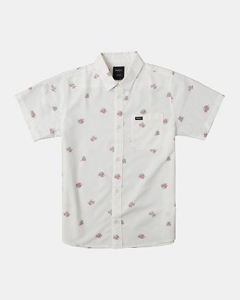 Camiseta Tirantes Rvca Morning Glory Corta Sleeve Niño Blancas | UCOND25295