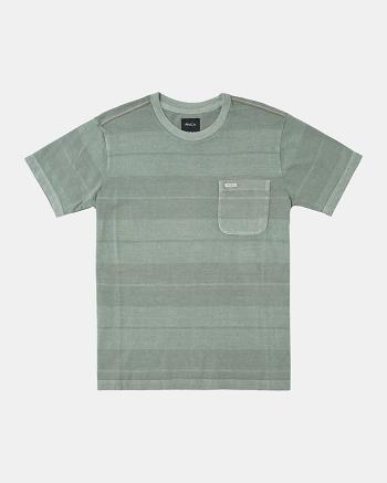 Camiseta Tirantes Rvca PTC Stripe Niño Spinach | COICD37074