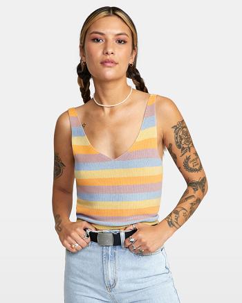 Camiseta Tirantes Rvca Rainshadow Sueter Mujer Multi | COXBR38130