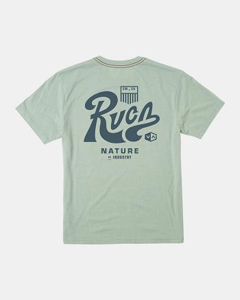 Camiseta Tirantes Rvca Tactix Niño Verde | YCOGT98581