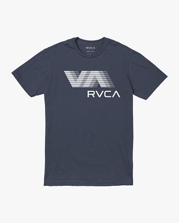 Camiseta Tirantes Rvca VA RVCA Blur Niño Azules | ECOVG24502