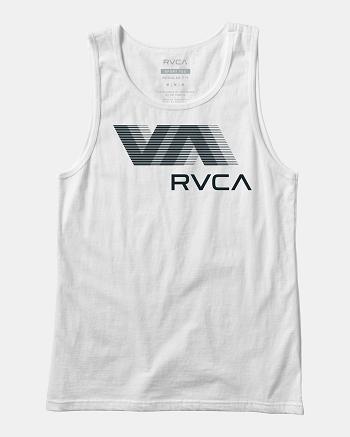 Camiseta Tirantes Rvca Va Rvca Blur Tank Niño Blancas | COQCS11886