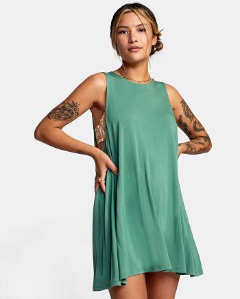 Cover ups Rvca Eclipse Tank Mujer Verde | GCOEC20069