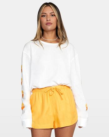 Cover ups Rvca New Yume Drawcord Mujer Marigold | CODFL89767