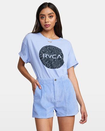 Falda Rvca Daylight Corduroy Mujer Gris Moradas | ECOHC84396