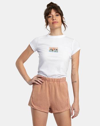 Falda Rvca Roller Elasticized Mujer Cork | ZCOMJ51218