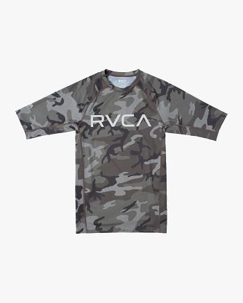 Guardia de erupción Rvca Corta Sleeve Niño Camuflaje | COCIF91547