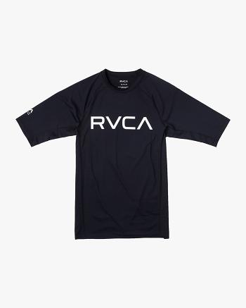 Guardia de erupción Rvca Corta Sleeve Niño Negras | COQAV75377