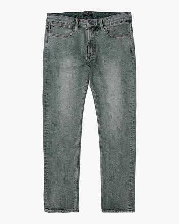 Jeans Rvca Daggers Denim Hombre Verde Menta | ACOWC73494