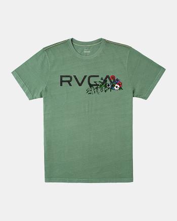 Manga corta Rvca Arrangement Tee Hombre Verdite | CODYB96710