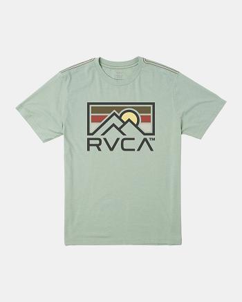 Manga corta Rvca Horizon Ind Tee Hombre Verde | BCOSO90506