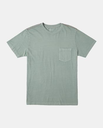 Manga corta Rvca PTC II Pigment Tee Hombre Verde | CODYB39931