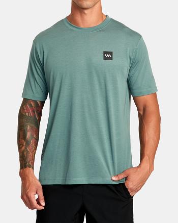 Manga corta Rvca RVCA 2X Tee Hombre Old Sage | MCOHR69541