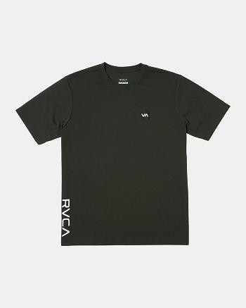 Manga corta Rvca RVCA 2X Tee Hombre Verde Oliva Oscuro | CODYB46649