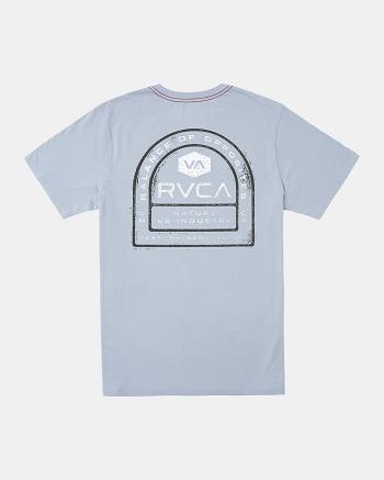 Manga corta Rvca Tract Tee Hombre Azules | BCOSO97145