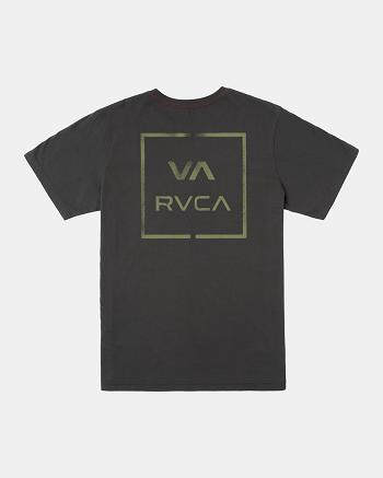 Manga corta Rvca VA All The Way Tee Hombre Negras | BCOSO90596