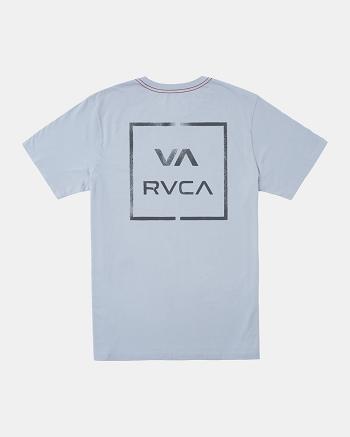 Manga corta Rvca VA All The Way Tee Hombre Azules | YCOGT45013