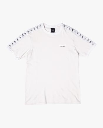 Manga corta Rvca VA Casuals Taped Jersey Tee Hombre Natural | BCOSO79977